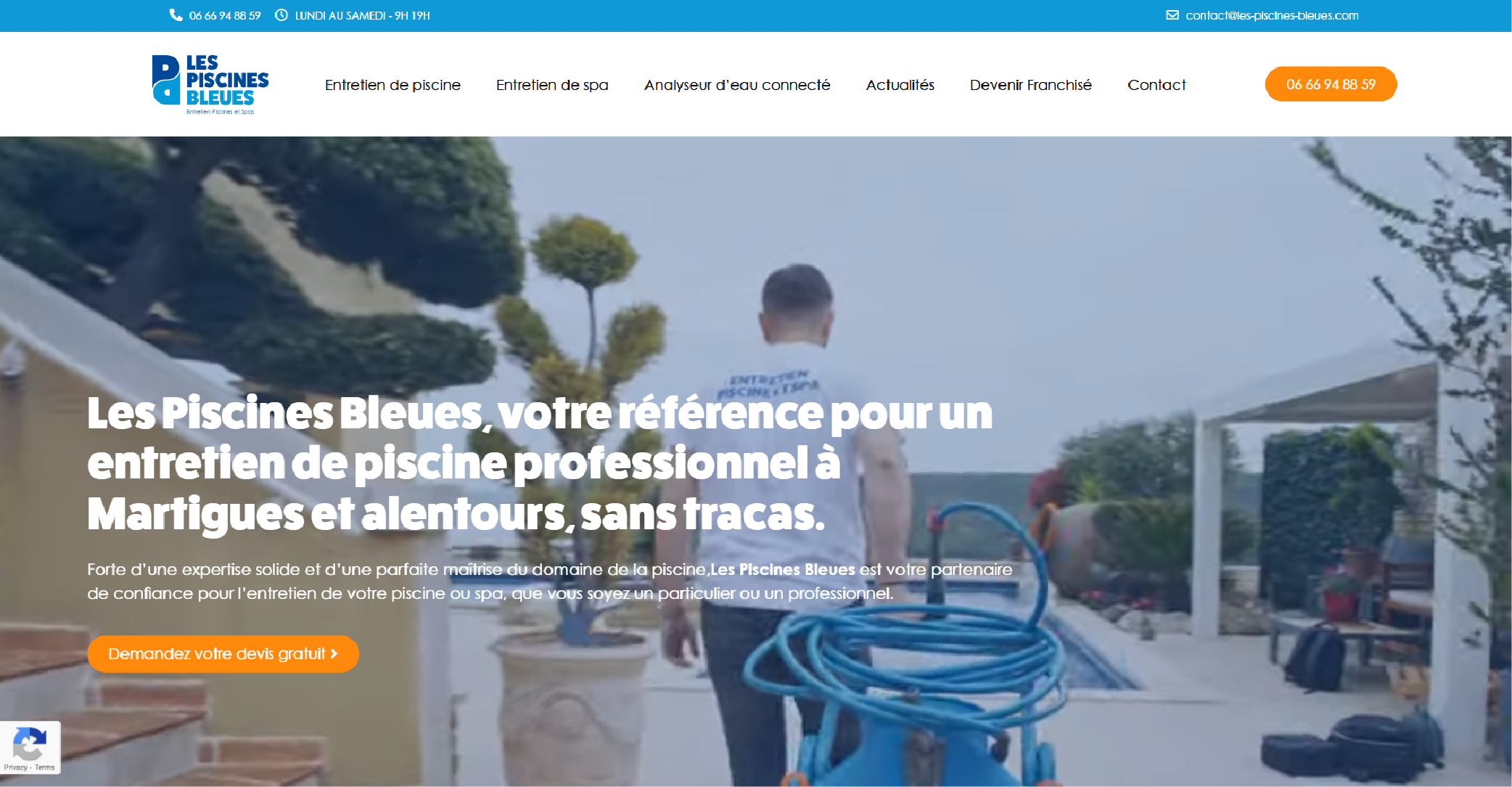 Projet Les Piscines Bleues — recherche locale